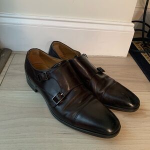 Hugo boss leather formal shoes made in Italy size 11